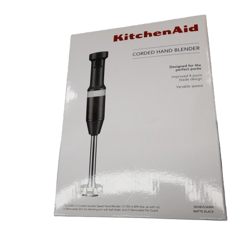 KitchenAid Variable Speed Hand Blender black (LN)