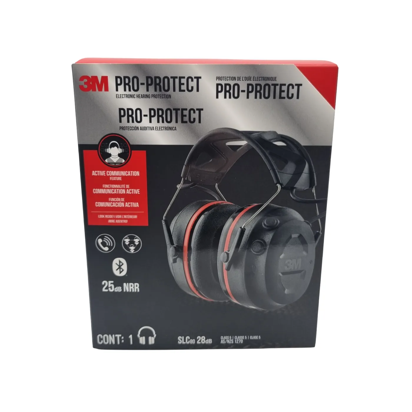 3M Bluetooth Headphones Pro-Protect 90545 As New with Box (WR 1368387)