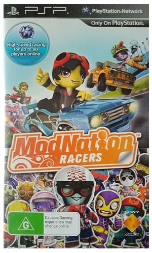 Modnation Racers PSP Game In Case Good Condition With Manual (GE1353814)