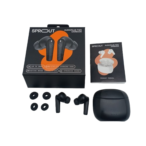 Sprout AudioPlus TWS Earbuds Black SBTEB220BK – In Box (CP 1423825)