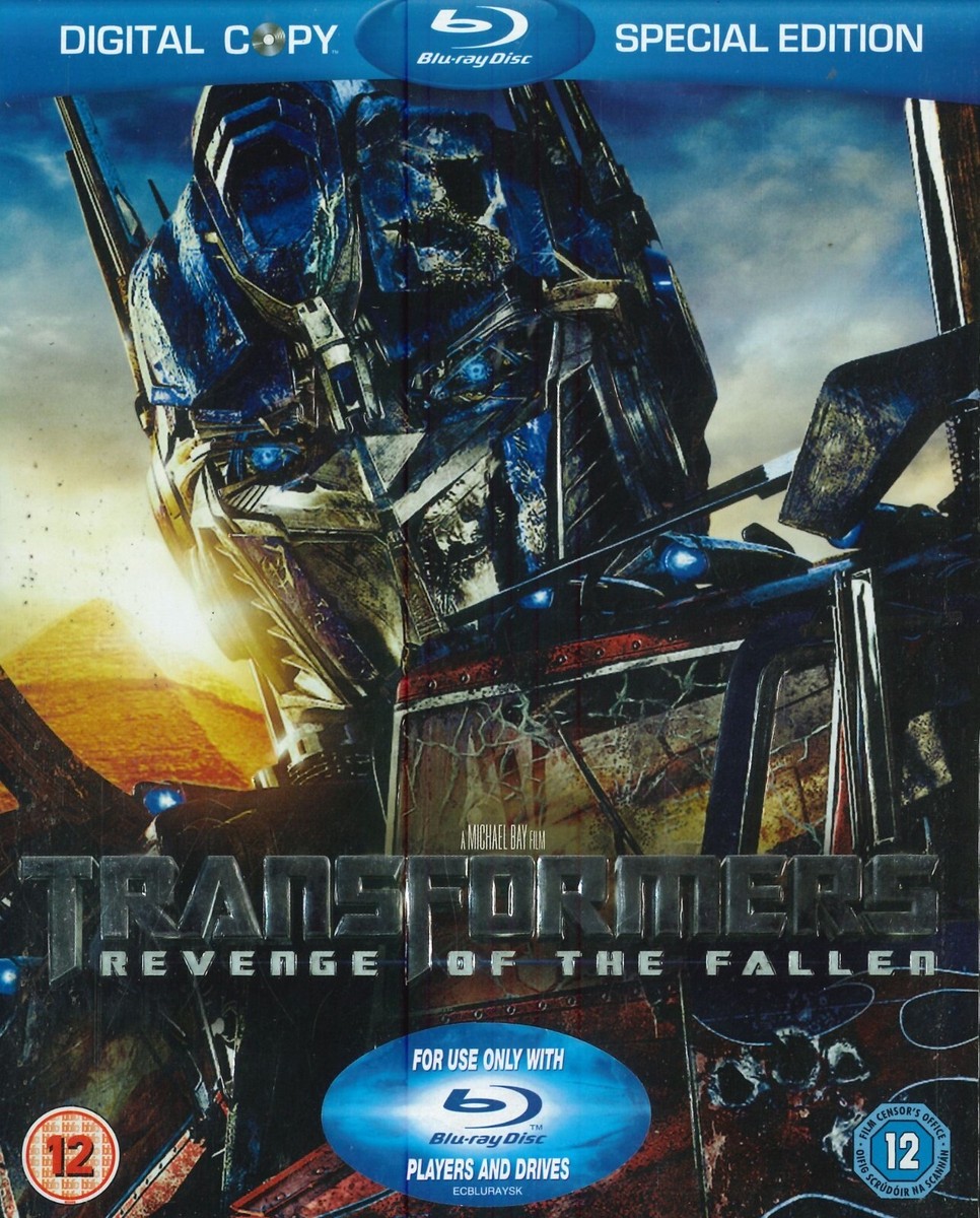 Transformers: Revenge of The Fallen Blu Ray, Very Good Condition (GE)