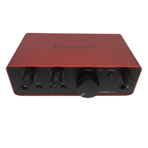Focusrite MOSC0032 Scarlett Solo 4th Gen USB Audio Interface Like New
