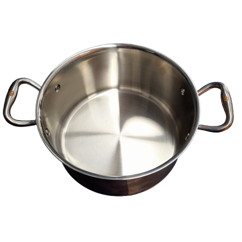 Rfn Kitchen Pot Model 4262 Gold Copper Covered (LN)