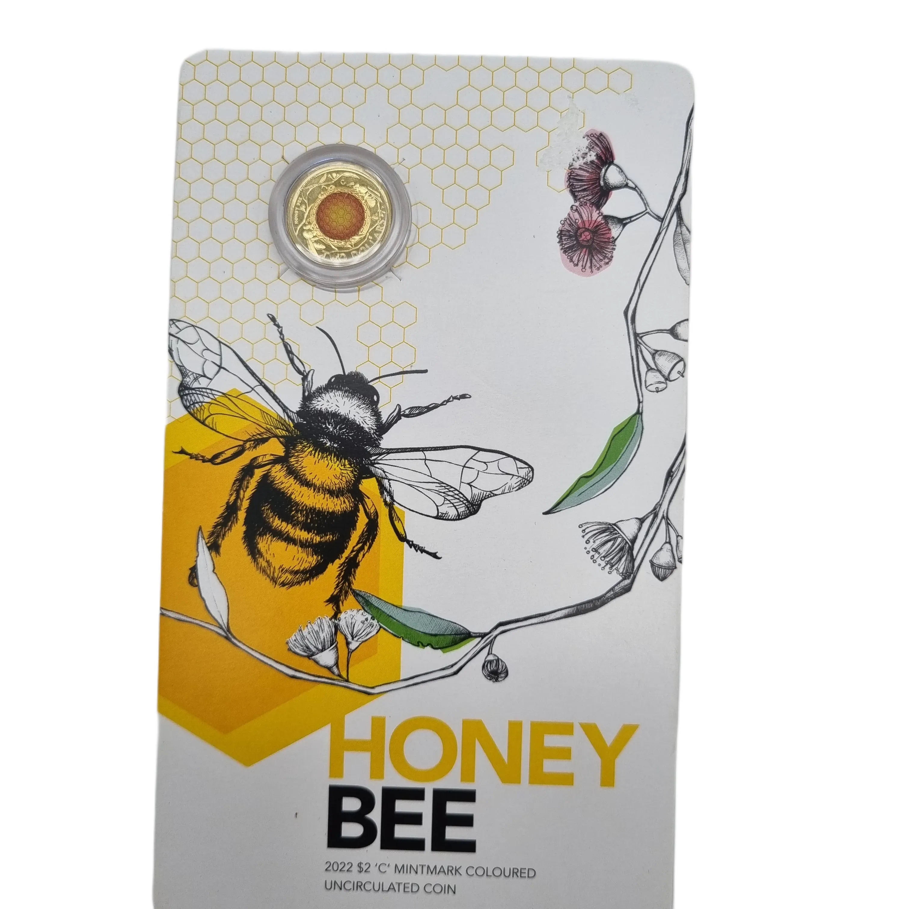2022 Honey Bee $2 ‘C’ Mintmark Uncirculated Coin