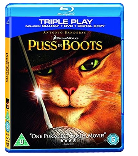 Puss In Boots Blu Ray – Good Condition (CP-1134529)