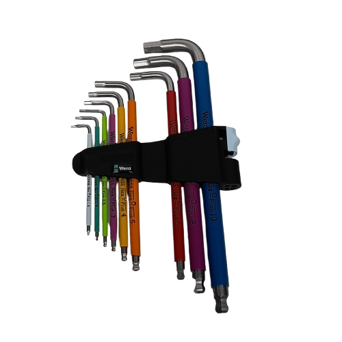 Wera 3950/9 9Pce L Shape Metric Hex Key Set Like New