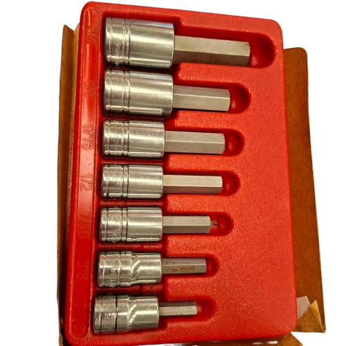 Snap-On 307ESAY Hex Socket Set – SAE Allen/Hex Driver Set (JN)