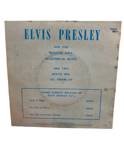 Elvis Presley Heartbreak Hotel Vinyl Record (1422089) (NG)