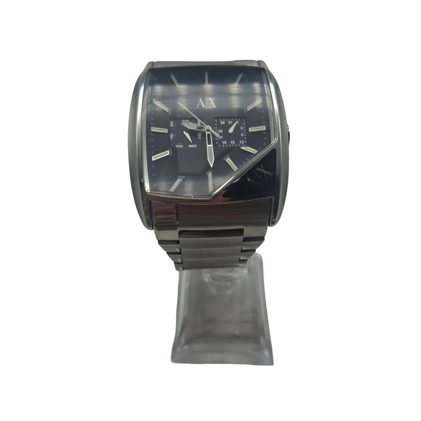 Armani Exchange Men’s Silver Steel Band Watch AX2029 (WR 1407518)