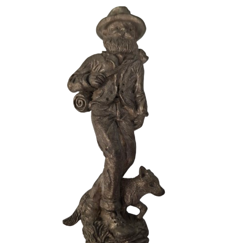 Vintage Letter Opener – Pewter Swagman & Dog – Collectable Desk Piece (JN)
