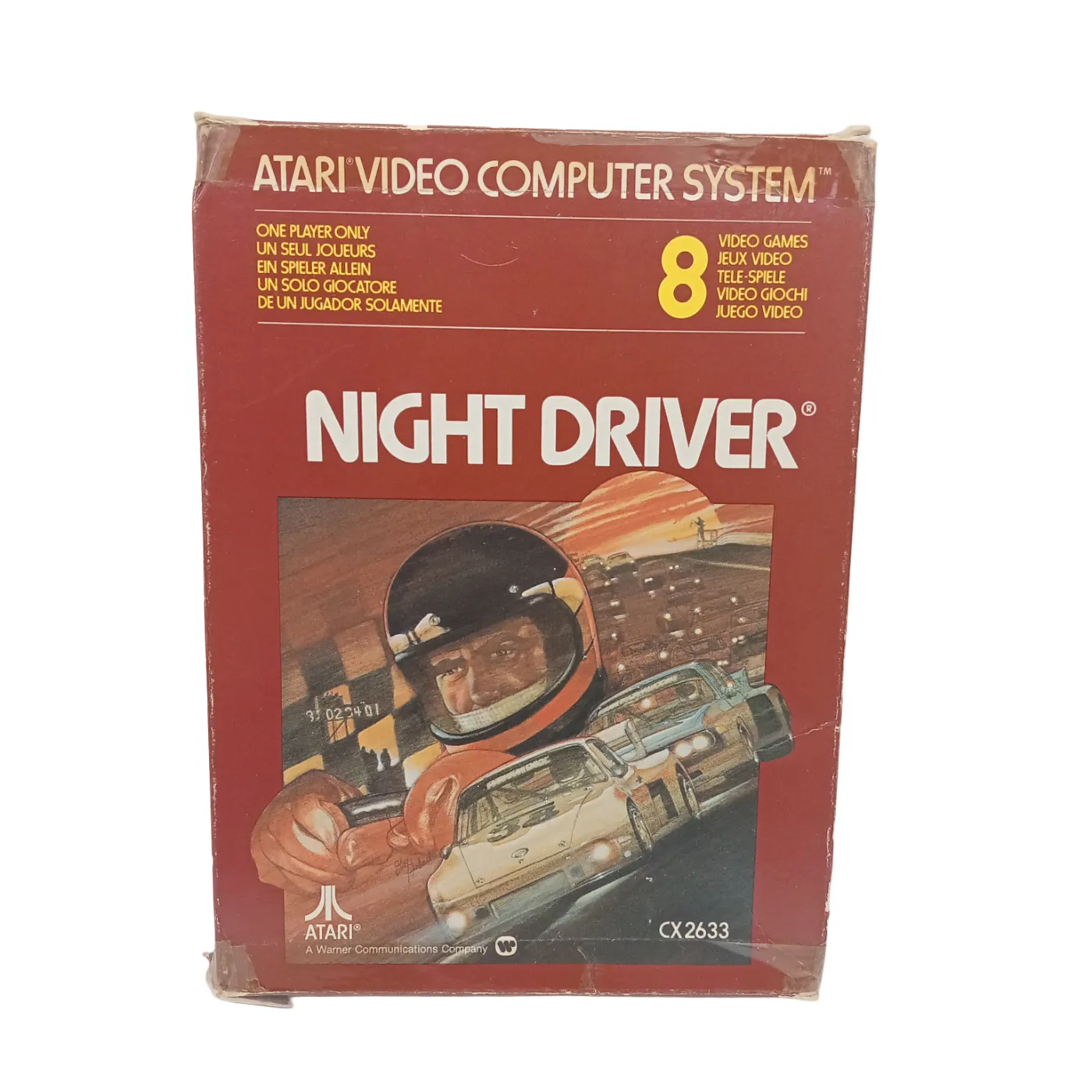 Atari 2600 Game in Box: Night Driver (WR 1396220)