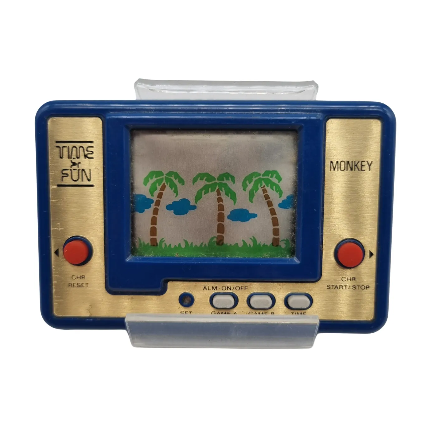 Hanimex Time and Fun Monkey 1981 LCD Game and Watch With Box (WR 1392196)