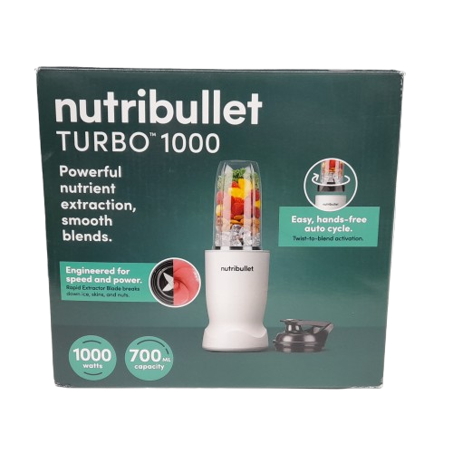 Nutribullet Turbo 1000 Blender Mixer Set Turbo White in Box (MR)