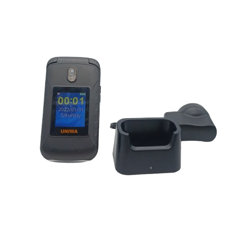 UNIWA V909T 4G Senior Flip Phone with Charging Dock Mobile Phone