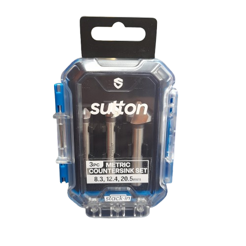 Sutton Bit Set C201 S03 A 3Pce Metric Countersink Set (MR)