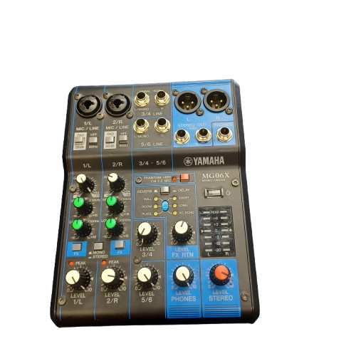 Yamaha mg06x 6 Channel Mixer with Effects (LE)