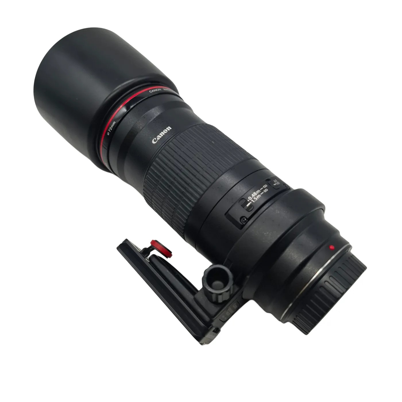 Canon EF 180mm f/3.5L Macro USM Black Lens With Lens Hood & Collar (WR 1420645)