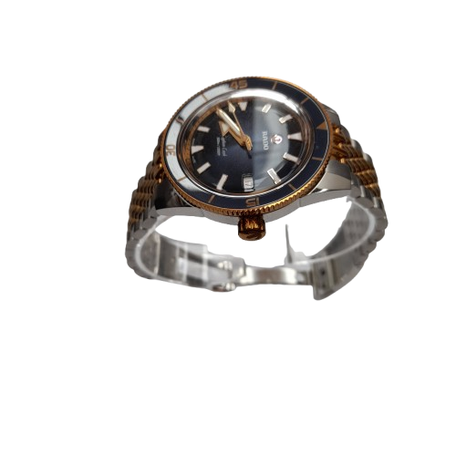 Rado Captain Cook Automatic 42mm Two-Tone Stainless Steel Bracelet Blue Dial (LN)