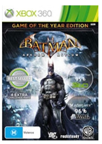 Batman Arkham Asylum Xbox 360 Game Good Condition With Manual (GE)