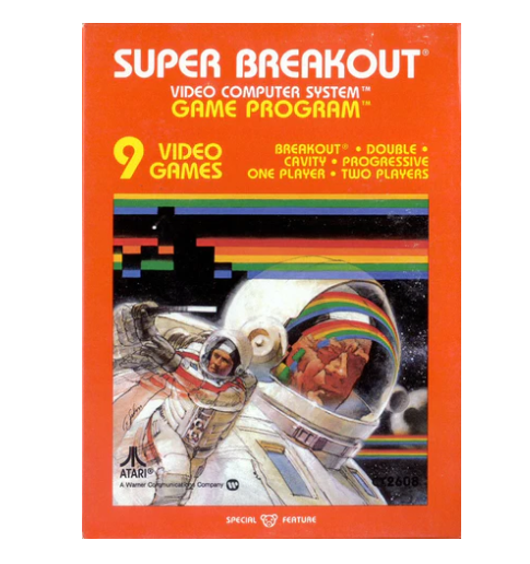 ATARI – Super Breakout CX2608 – Cartridge only (1359342 CP)