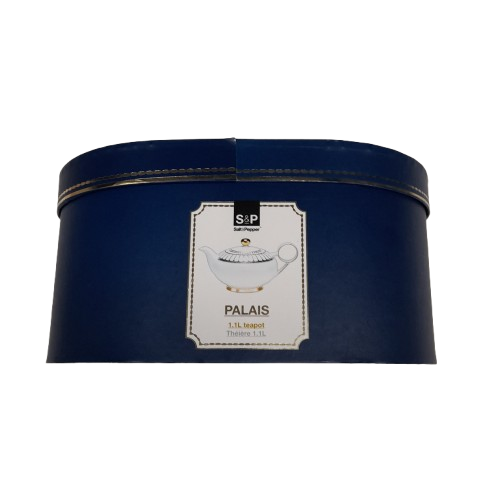 Salt & Pepper Palais 1.1L Teapot Blue Gold (LN)