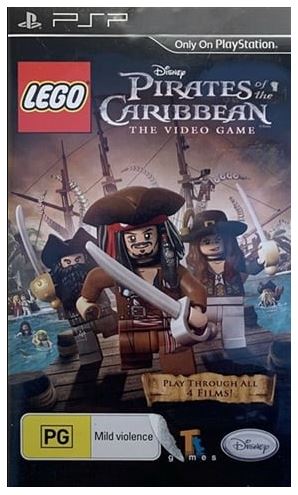 Lego Pirates Of The Caribbean PSP Game Cartridge Only Good Condition (GE1353808)
