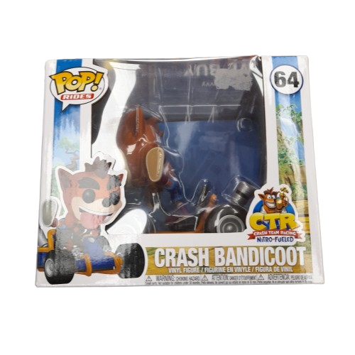 Crash Bandicoot Pop Rides Pop Vinyl Figure #64 (LN)