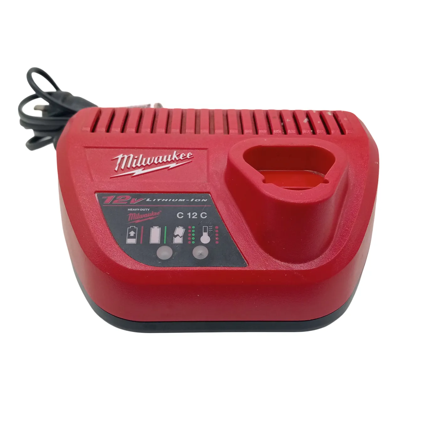 Milwaukee M12 C12 C REDLITHIUM  Battery Charger – Red   (WR 1350047)