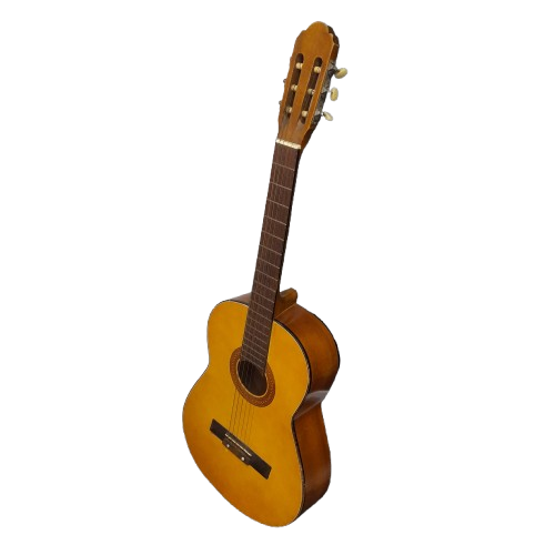 Generic Unbranded Acoustic Guitar Brown with Strap (MR)
