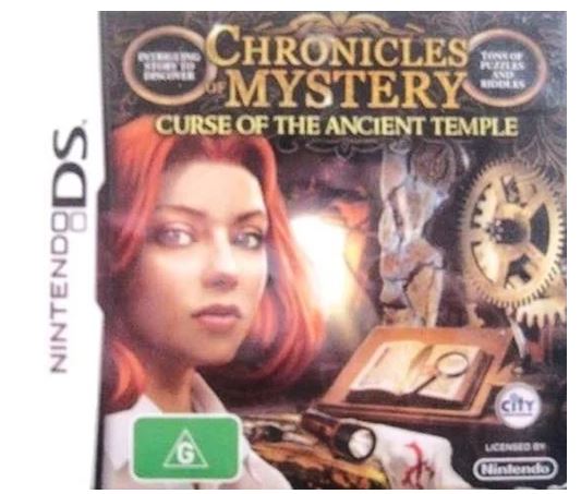 Nintendo DS Chronicles Of Mystery: Curse Of The Ancient Temple, Good Condition, CARTRIDGE ONLY NO CASE OR MANUAL