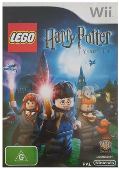 Lego Harry Patter Years 1-4, Wii Game, Good Used Condition (GE)