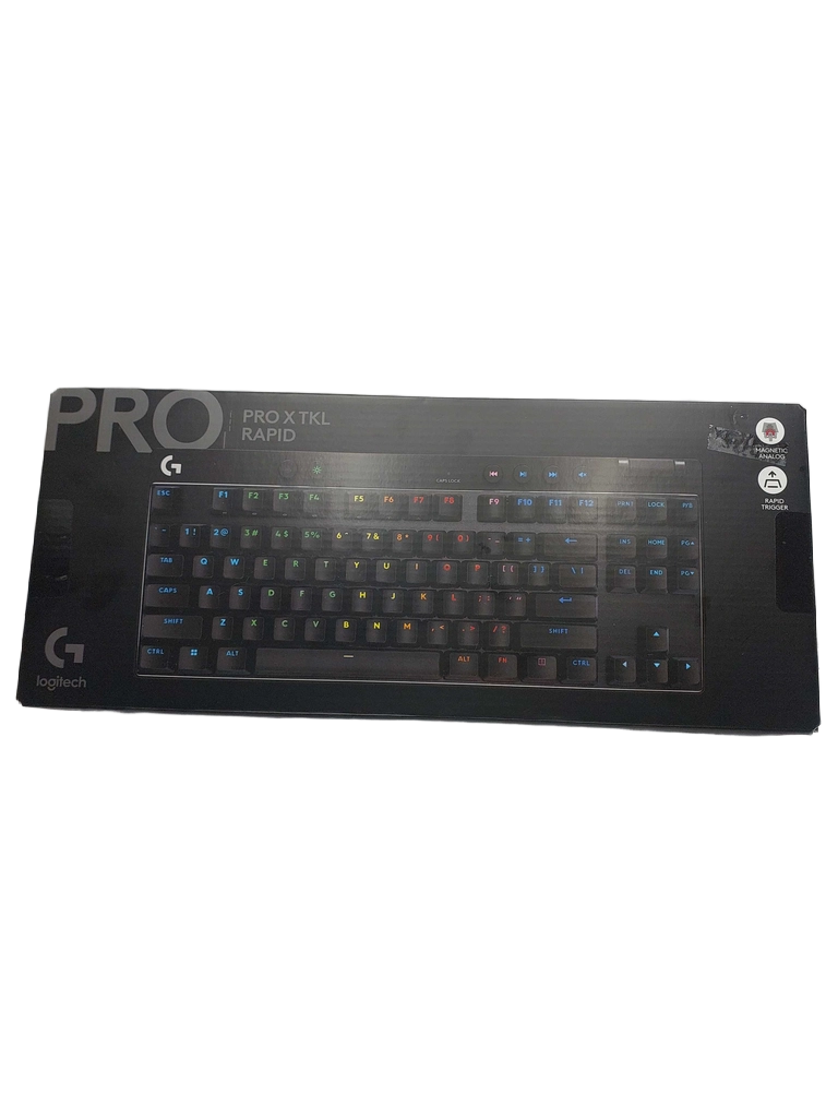 Logitech PRO X TKL RAPID Mechanical Gaming Keyboard Black (GB1430034)