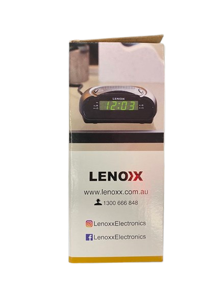 Lenoxx Alarm Clock Radio CR21 Black (NG)