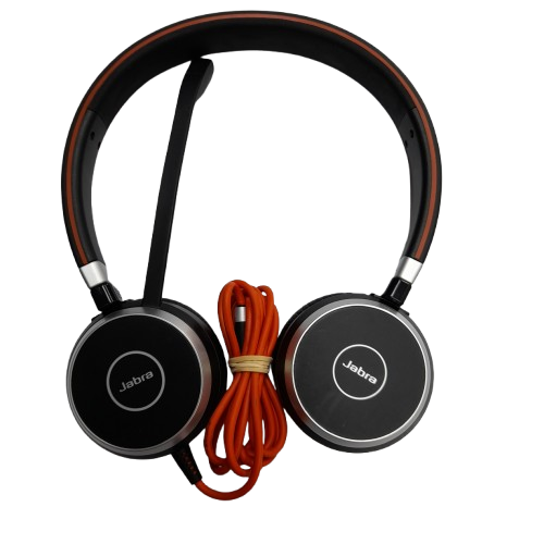 Jabra Evolve 40 ENC010 MS Stereo Headset with USB Connector and Soft Case (MR)