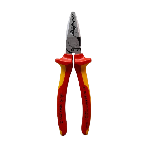 Knipex 1000V 180mm Crimping Pliers for Wire Ferrules