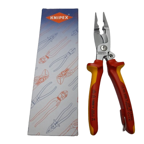 Knipex Combination Pliers, 200 mm Overall, Straight Tip (MR)