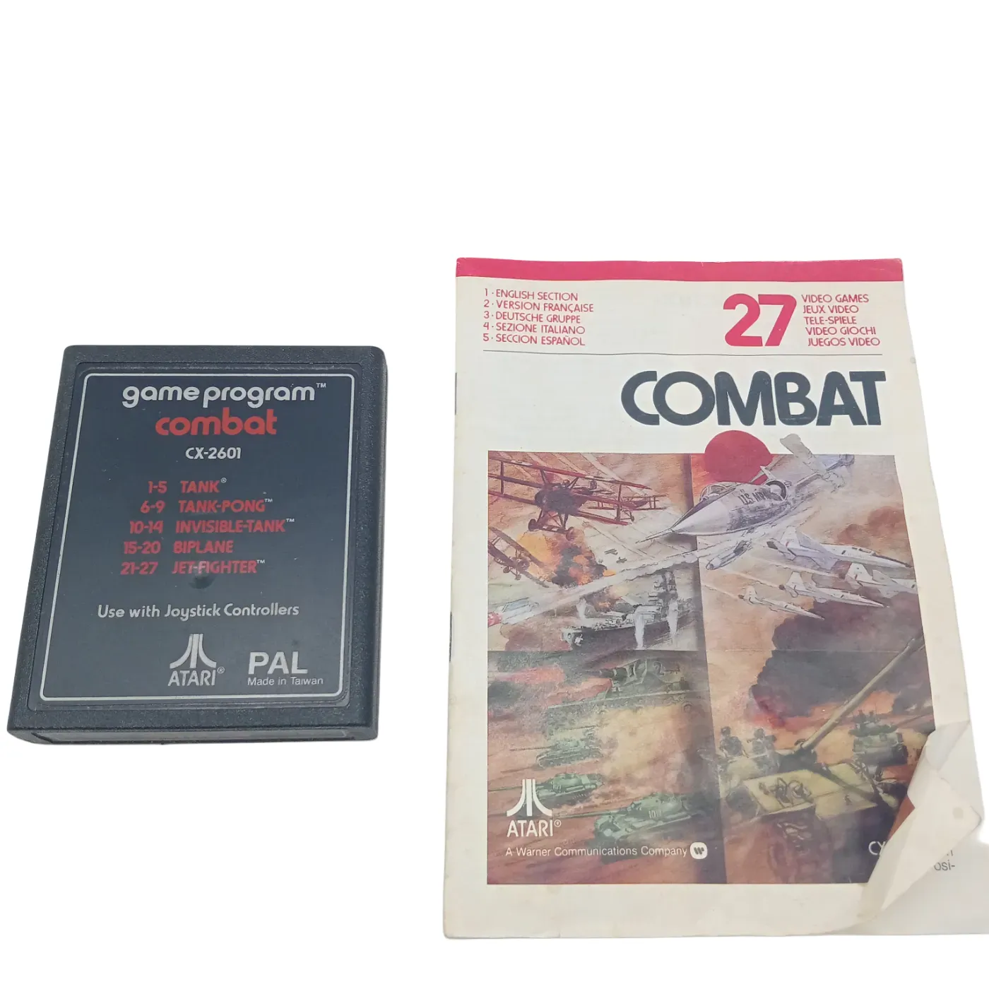 Atari 2600 Game in Box: Combat (WR 1396212)