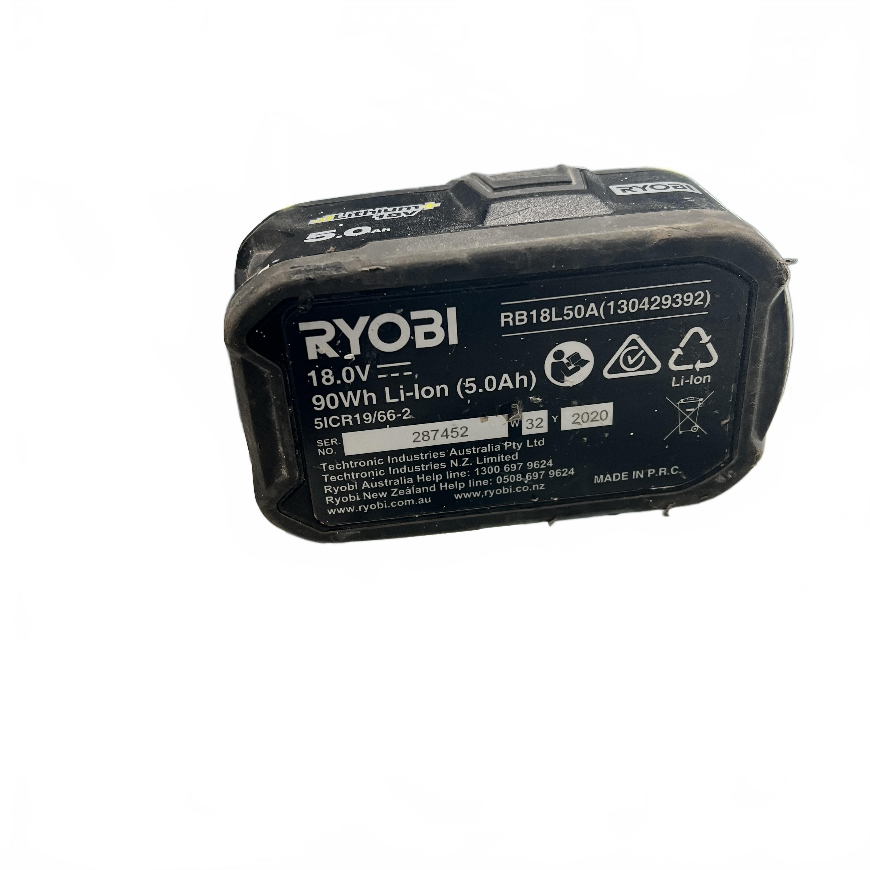 Ryobi RB18L50A 18V ONE+ 5.0Ah Lithium+ Battery (MK)