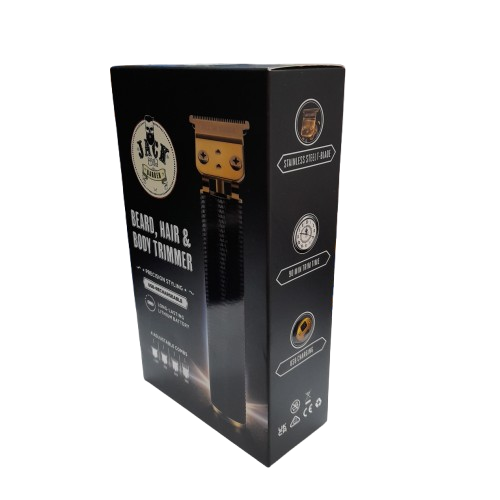 Jack The Barber Beard, Hair and Body Trimmer Set Black (LN)