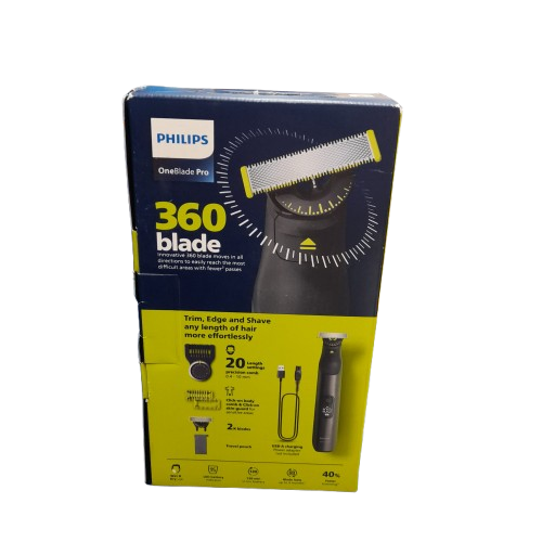 Philips OneBlade Pro 360 Electric Shaver Green And Black  (LN)