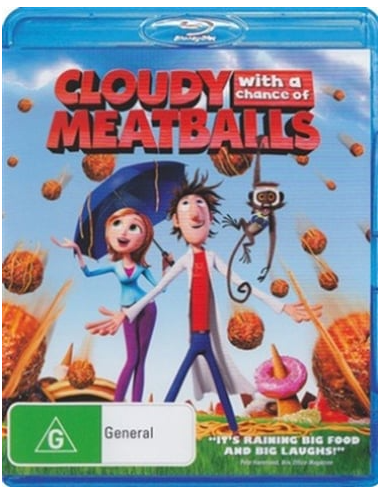 Cloudy with a Chance of Meatballs Blu Ray Good Condition (CP1364669)