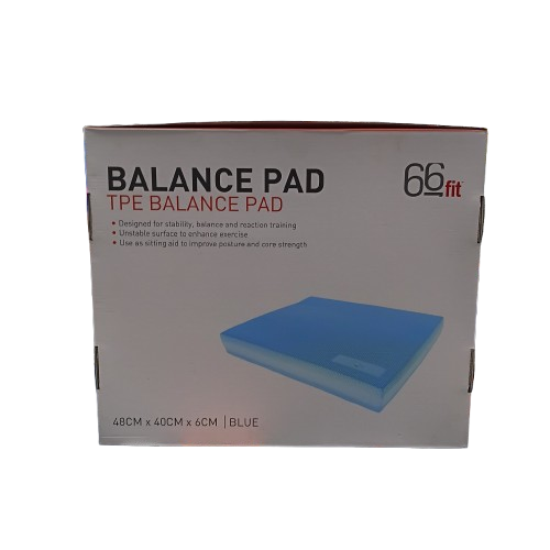 66FIT TPE Balance Pad 48cm x 40cm x 6.2cm, Like New In Box (NA)