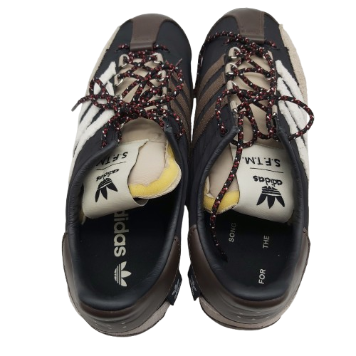ADIDAS Song For The Mute Country OG Trainers, MENS US 8.5, Core Black / Core White / Wonder Beige In Box