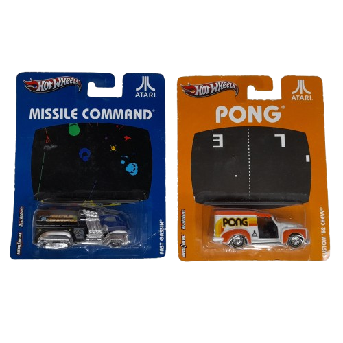 Hot Wheels Vintage Atari Model Cars Set of 6 (MR)