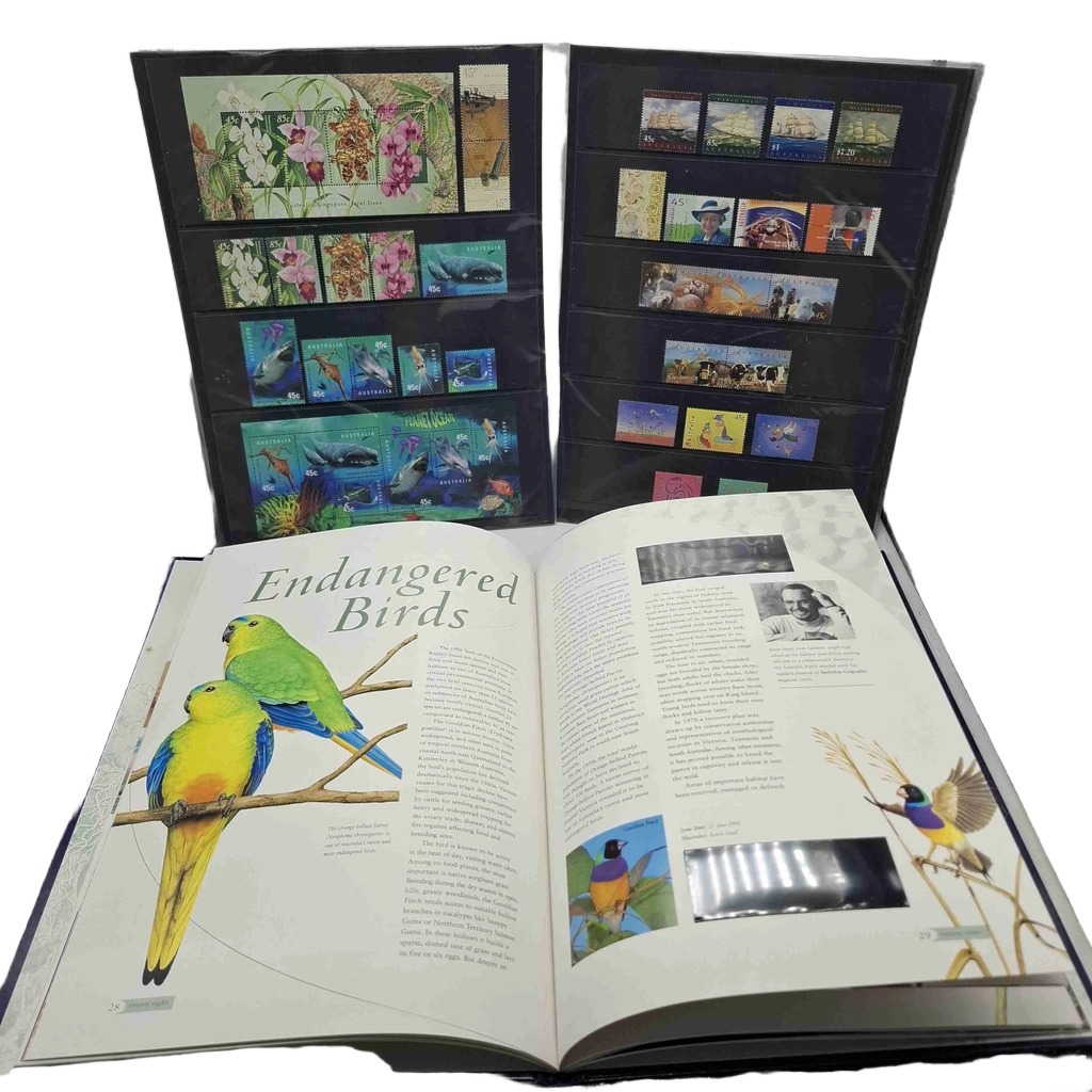 Auspost Stamp Book 1998 Deluxe The Collection (WR 1431193)