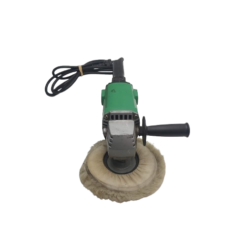 Hitachi Sander Polisher SAT-180 Green With Handle + Buffing Pad (NA)
