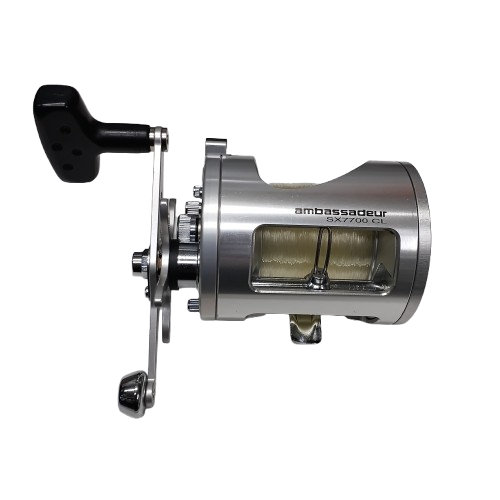 Abu Garcia Ambassadeur SX7700CL Silver Fishing Reel (1433451) (CP)