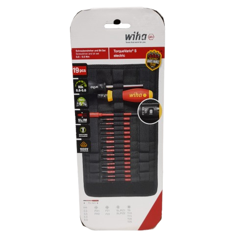Wiha 36791 18pce 0.8-5.0 Nm Mixed Torque Screwdriver Set Like New (MR)