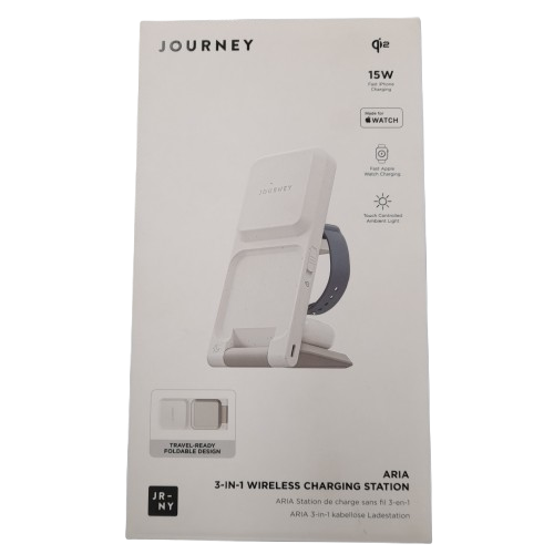 Journey 3-In-1 Charging Station White JPTWC3WH (LN)
