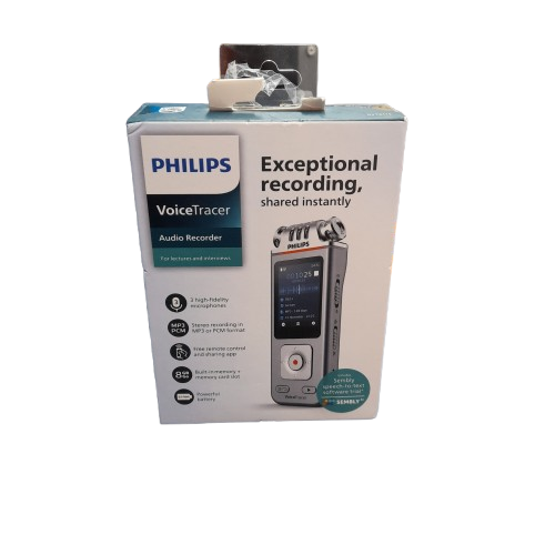 Philips VoiceTracer DVT4115 Voice Recorder Black  (LN)